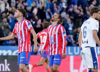 ম্যাচ হেরে আতলেতিকোর খেলোয়াড়রা