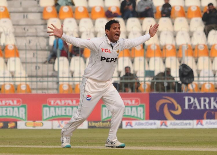 উইকেট শিকারের পর নোমান আলী