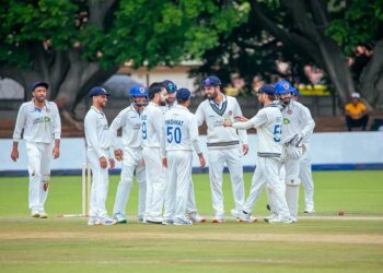 প্রথমবারের মতো টেস্ট সিরিজ জয়ের আনন্দে আফগানরা | ছবি: জেডসি