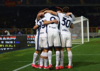 ইন্টার মিলানের খেলোয়াড়দের গোল আনন্দ