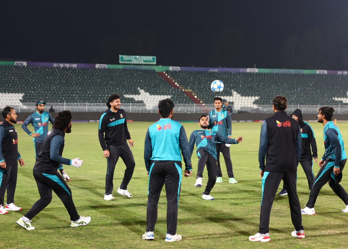 রাওয়ালপিণ্ডিতে বাংলাদেশ দলের অনুশীলন