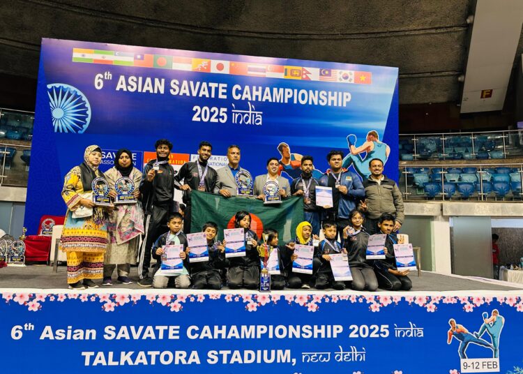 ষষ্ঠ এশিয়ান সাভাতে চ্যাম্পিয়নশিপে অংশ নেয়া বাংলাদেশ দল