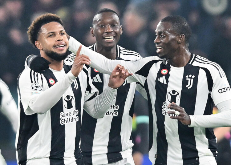 গোলের পর জুভেন্টাসের খেলোয়াড়রা