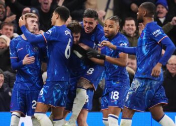 গোলের পর চেলসির খেলোয়াড়রা