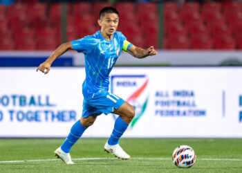 বল পায়ে সুনীল ছেত্রী