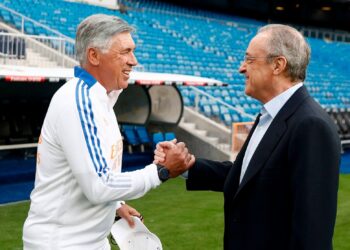 পেরেজের সঙ্গে আনচেলোত্তি