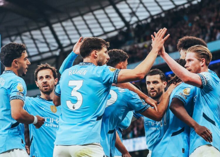 ম্যানসিটির গোল উৎসব