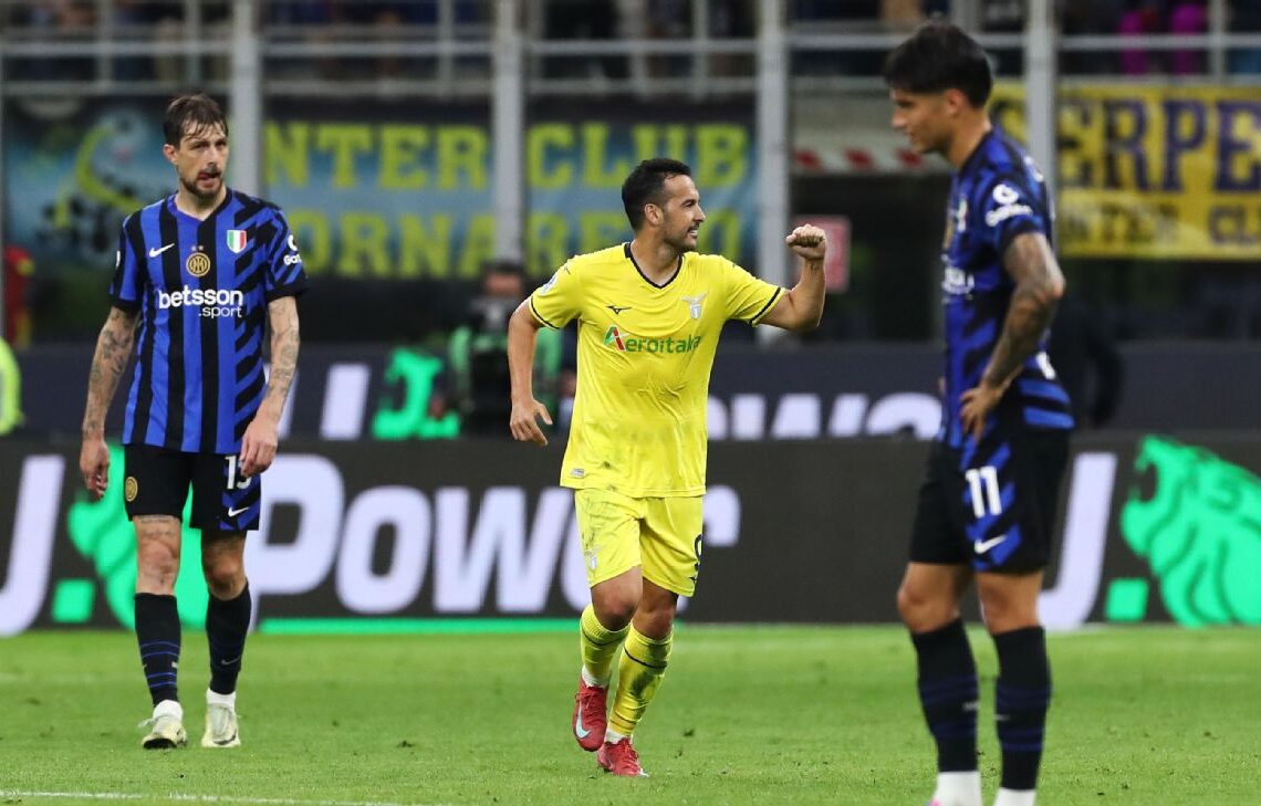 গোল হজমের পর হতাশ ইন্টার মিলানের খেলোয়াড়রা