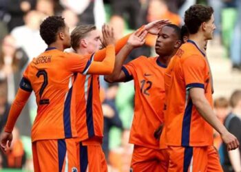 গোলের পর খেলোয়াড়রা