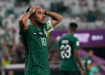 সম্ভাবনা তৈরি করেও সুযোগ হাতছাড়া হওয়ায় হতাশা সৌদি আরবের খেলোয়াড়