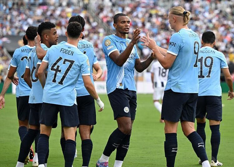 গোল উৎসবে ম্যানসিটি