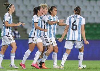 গোলের পর আর্জেন্টিনার খেলোয়াড়রা