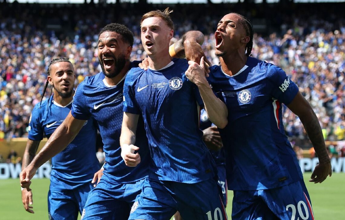 গোলের পর চেলসির খেলোয়াড়রা