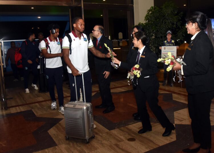 ঢাকায় ওয়েস্ট ইন্ডিজ ক্রিকেট দল