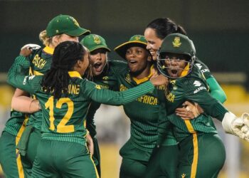 বিশ্বকাপ ফাইনালে ওঠার আনন্দ উদযাপন দক্ষিণ আফ্রিকার খেলোয়াড়দের