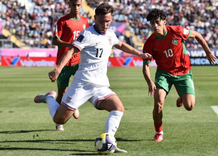 মরক্কো ও যুক্তরাষ্ট্র ম্যাচে আক্রমণে যুক্তরাষ্ট্র