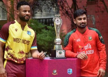 স জিতে ব্যাটিংয়ে ওয়েস্ট ইন্ডিজ