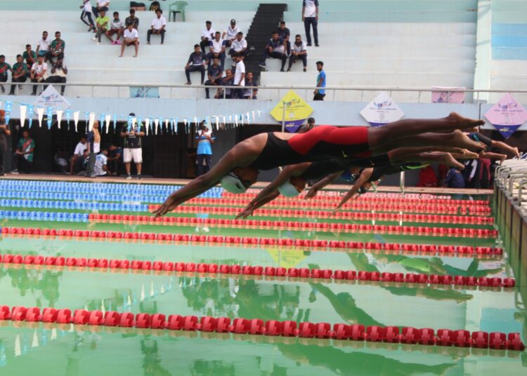 নৌবাহিনীর শ্রেষ্ঠত্বে শেষ হলো জাতীয় সাঁতারে