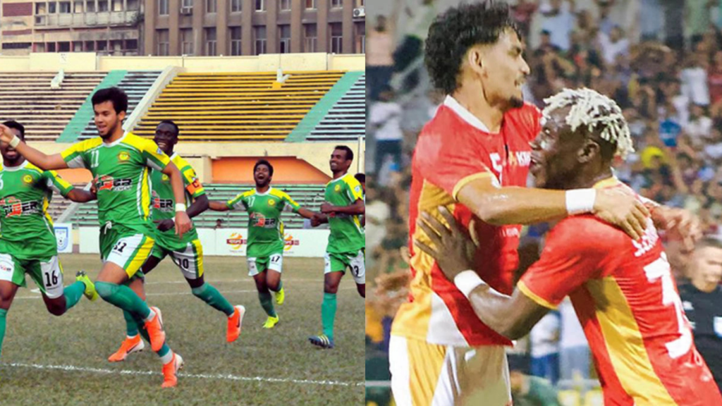 বাংলাদেশ ফুটবল লিগে শীর্ষস্থান ভাগাভাগি