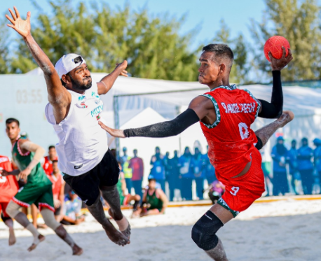 স্বাগতিক মালদ্বীপকে হারিয়ে বিচ হ্যান্ডবলের সেমিতে বাংলাদেশ