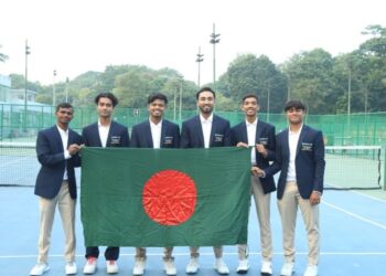 বাংলাদেশ টেনিস দলের খেলোয়াড়রা