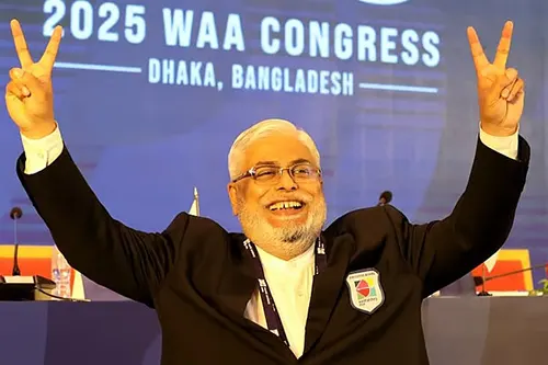 ভোটাভুটিতে ওয়ার্ল্ড আর্চারি এশিয়ার সভাপতি হয়েছেন চপল