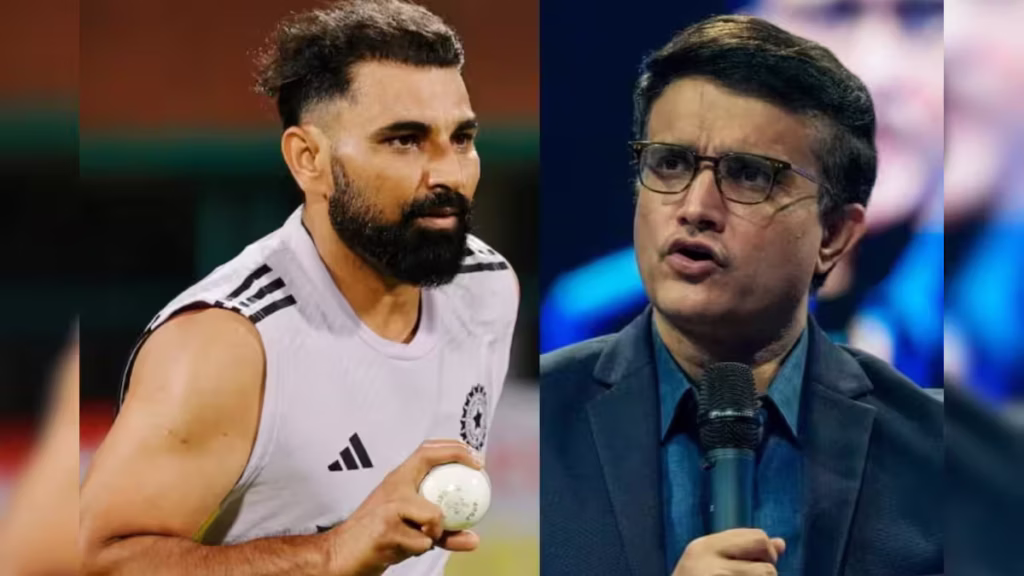 শামিকে ভারতের তিন ফরম্যাটের দলে চান সৌরভ