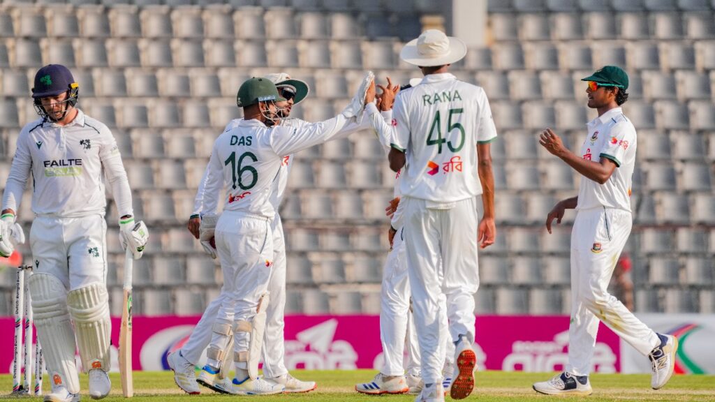 সিলেট টেস্টের প্রথম দিন আইয়ারল্যান্ডের