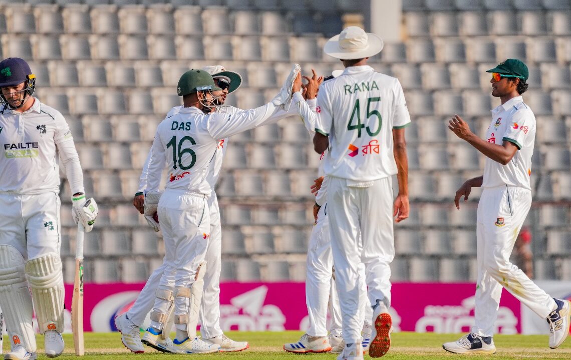 সিলেট টেস্টের প্রথম দিন আইয়ারল্যান্ডের