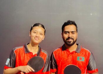 জাভেদ-খই খই মিশ্র দ্বৈতের সেমিফাইনালে উঠেছেন