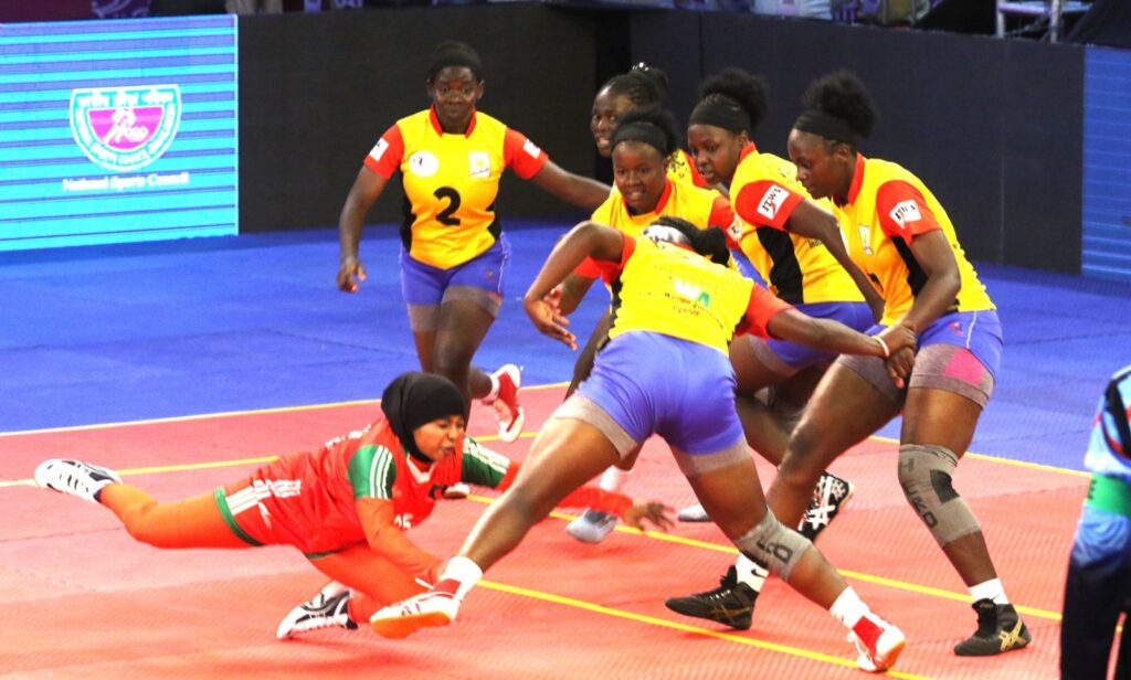 নারী কাবাডি বিশ্বকাপ - উগান্ডাকে উড়িয়ে বাংলাদেশের শুভ সূচনা