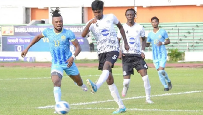 মোহামেডান-আবাহনীর লড়াইয়ে অঘটন