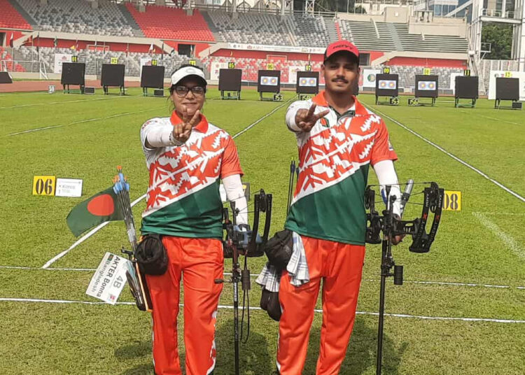 মিশ্র কম্পাউন্ড ইভেন্টে রৌপ্য জয় করে বাংলাদেশ