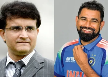 ইডেন টেস্টে হারের পর ফের শামির হয়ে ব্যাট ধরলেন সৌরভ!