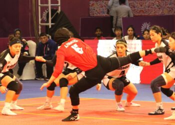 ইরান ও চাইনিজ তাইপে’র ম্যাচের একটি মুহুর্ত