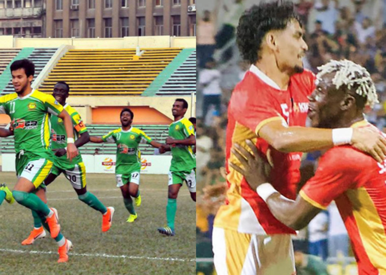 বাংলাদেশ ফুটবল লিগে শীর্ষস্থান ভাগাভাগি