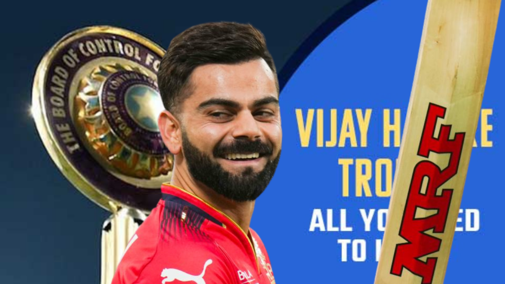 দীর্ঘ ১৬ বছর পর বিজয় হাজারে ট্রফিতে কোহলি