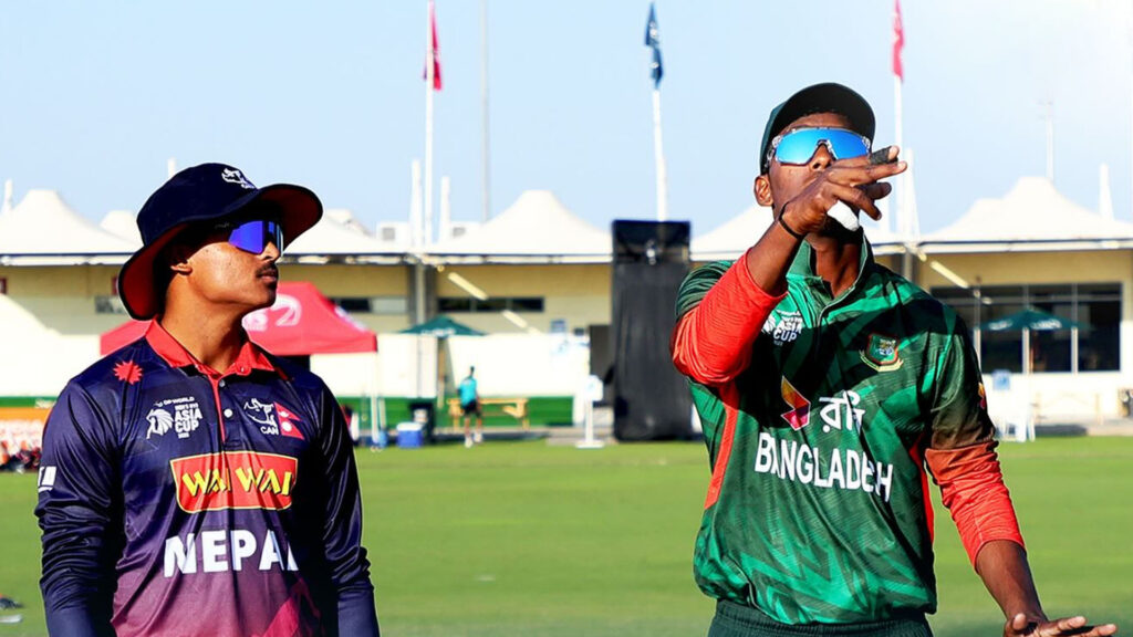 এশিয়া কাপে নেপালের বিপক্ষে টস জিতে ফিল্ডিংয়ে বাংলাদেশ