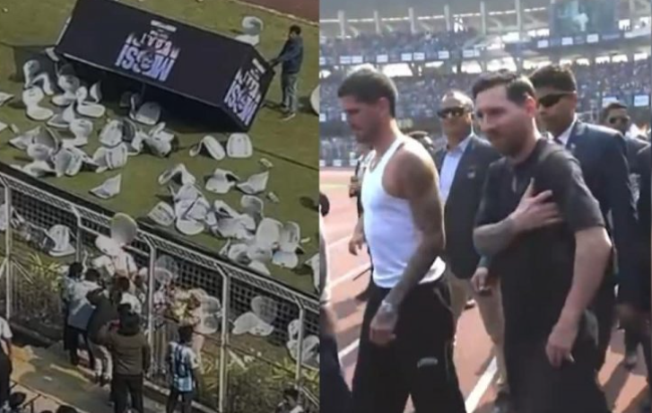 মেসিকে দেখতে এসে হতাশ সমর্থক - কলকাতার রাজনীতিতে বিশৃঙ্খলা