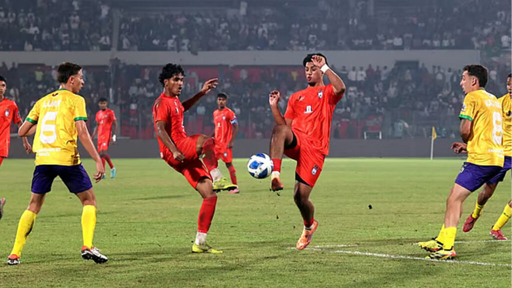 লাতিন বাংলা সুপার কাপের বাংলাদেশের লাল-সবুজ রাইজিং স্টার বনাম আর্জেন্টিনার আতলেতিকো চার্লোন ম্যাচ