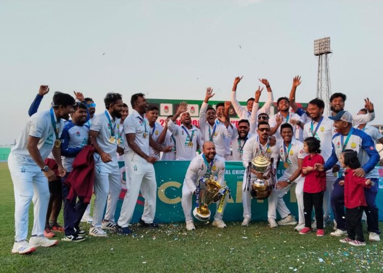 তৃতীয়বার এনসিএল চ্যাম্পিয়ন রংপুর