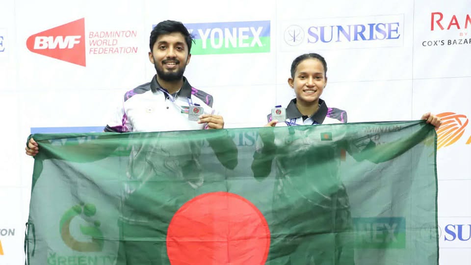 জুমার-ঊর্মি জুটি চ্যাম্পিয়ন হতে পারেননি, কিন্তু বয়ে এনেছেন গর্ব।