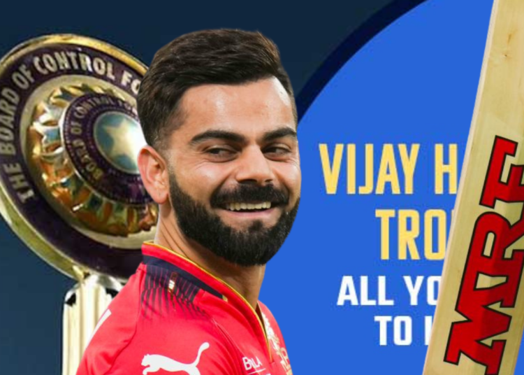 দীর্ঘ ১৬ বছর পর বিজয় হাজারে ট্রফিতে কোহলি