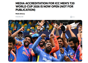 বিশ্বকাপ ২০২৬-মিডিয়া অ্যাক্রেডিটেশন এর শেষ সময় বুধবার