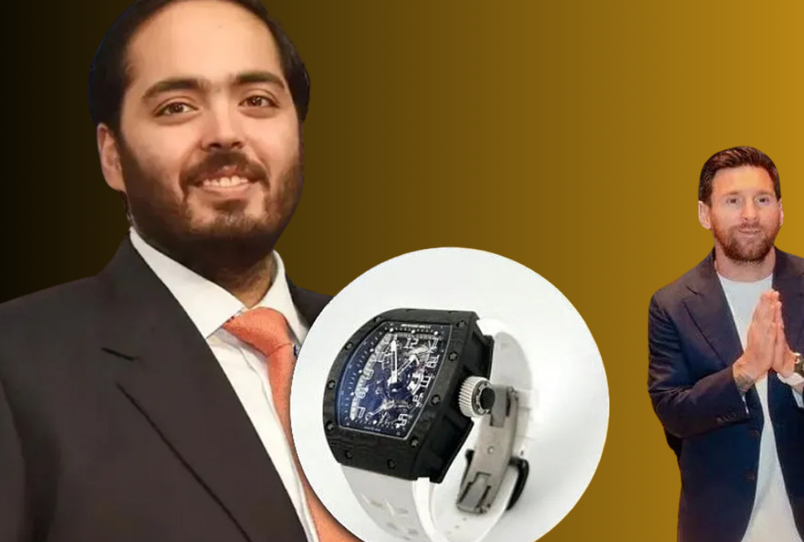 মেসিকে বিশাল অঙ্কের ঘড়ি উপহার দিলো মুকেশ আম্বানির ছেলে