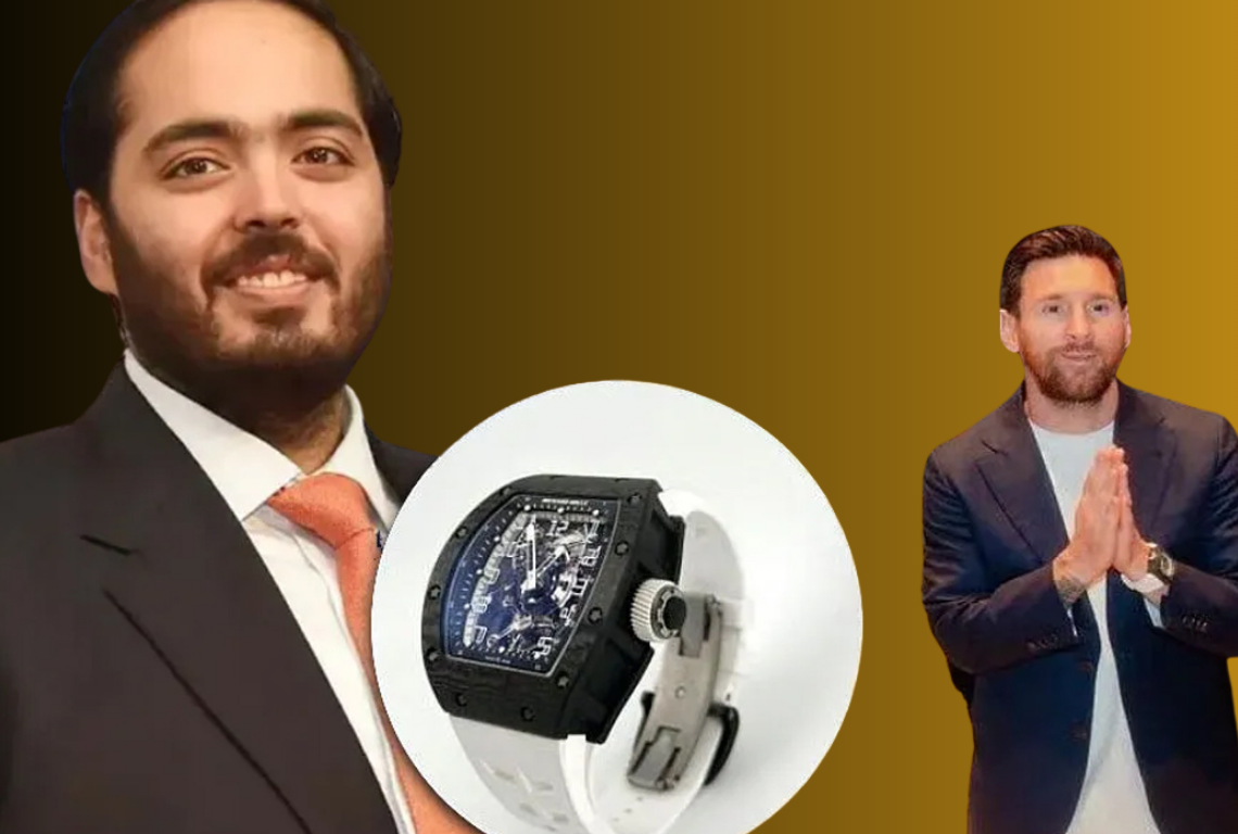 মুকেশ আম্বানির ছেলে অনন্ত আম্বানি  ও মেসি