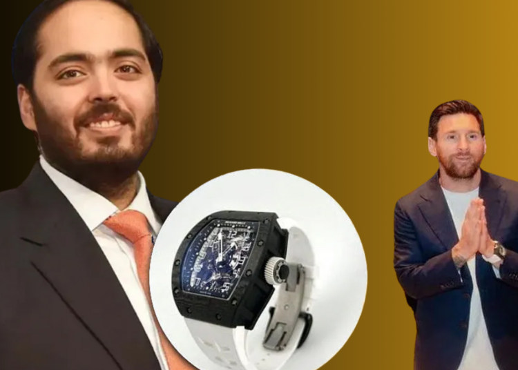 মুকেশ আম্বানির ছেলে অনন্ত আম্বানি ও মেসি