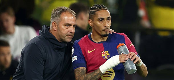 রাফিনিয়া কে উপেক্ষা করা নিয়ে ক্ষোভ ঝাড়লেন হ্যান্সি ফ্লিক