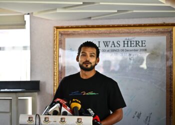 মিরাজকে শোয়ায়ে ফেলার হুংকার শান্তর!