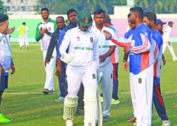 শামসুর রহমানের প্রথম শ্রেণির ক্রিকেটে বিদায়